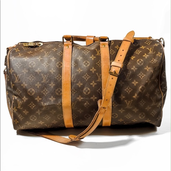 Louis Vuitton Keepall 45 BANDOULIÈRE monogram Duffle Bag